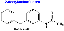Strukturen af 2-acetylaminofluoren