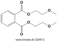 Strukturen af dimethylglycolphthalat