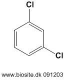 Strukturen af 1,3-dichlorbenzen