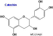 Strukturen af catechin