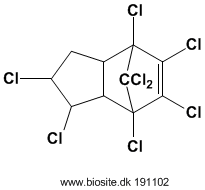 Strukturen af chlordan