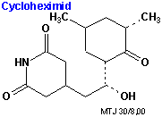 Strukturen af cycloheximid