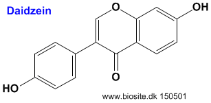 Strukturen af daidzein