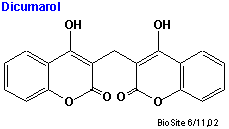 Strukturen af dicumarol