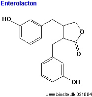 Strukturen af enterolacton