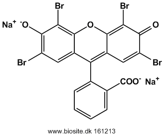 Strukturen af eosin Y