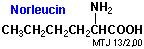 Strukturen af norleucin