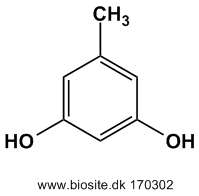 Strukturen af orcinol