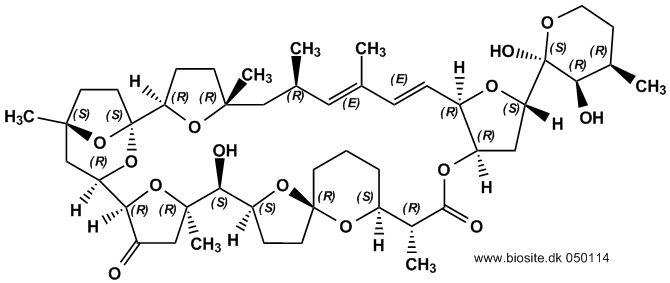 Strukturen af pectenotoxin 2