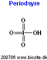 Strukturen af periodsyre
