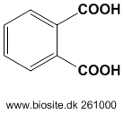 Strukturen af phthalsyre