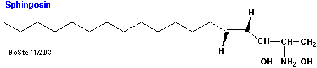 Strukturen af sphingosin