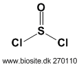 Strukturen af thionylchlorid