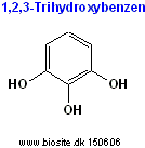 Strukturen af 1,2,3-trihydroxybenzen